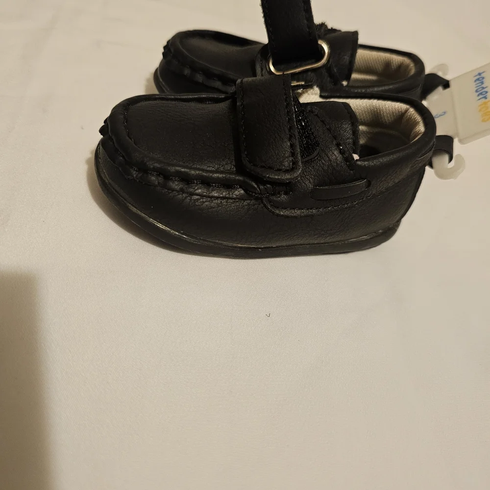 Classic Black Baby Walker Shoes